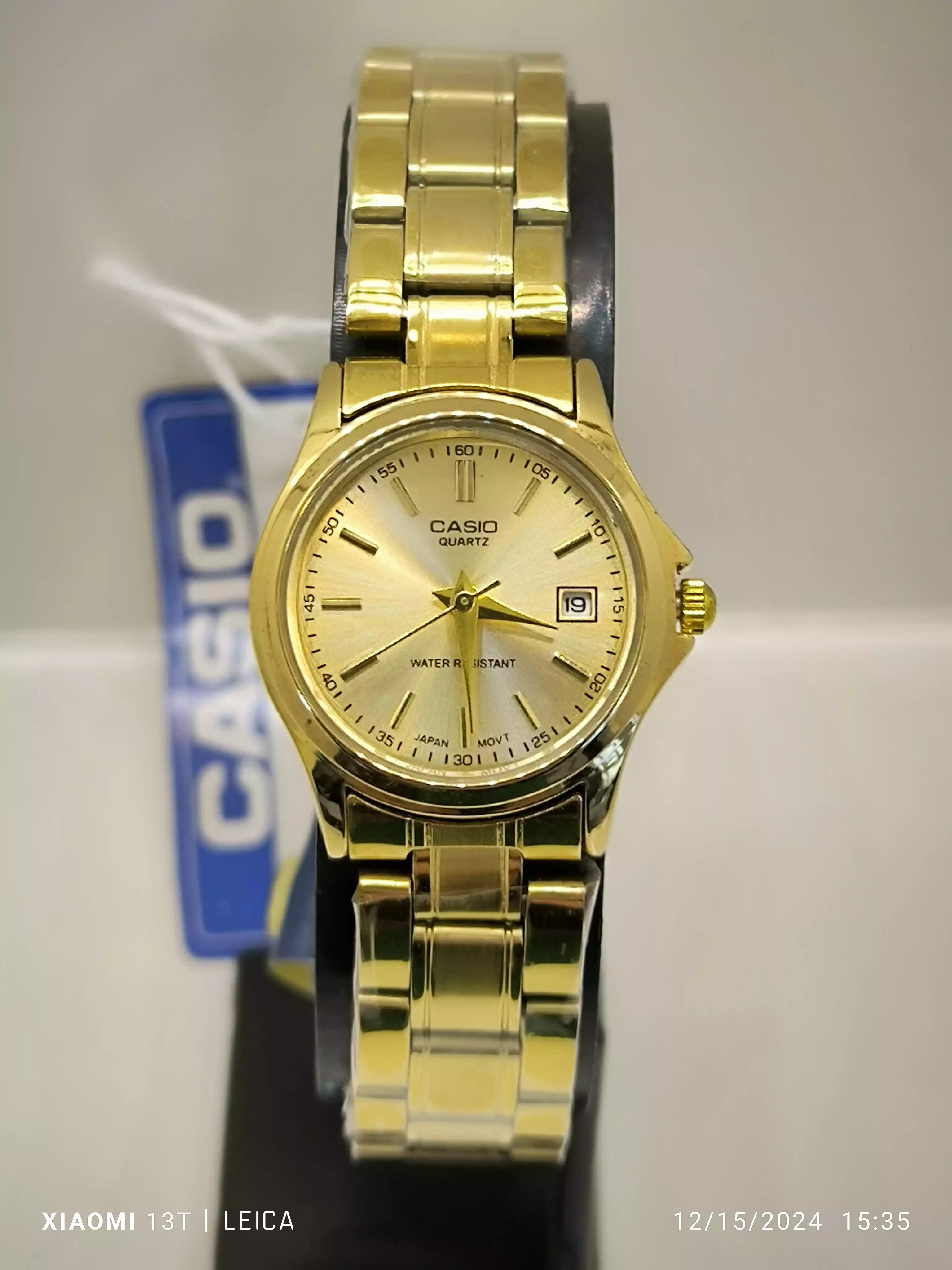 ساعت مچی عقربه‌ای تاریخ دار زنانه CASIO