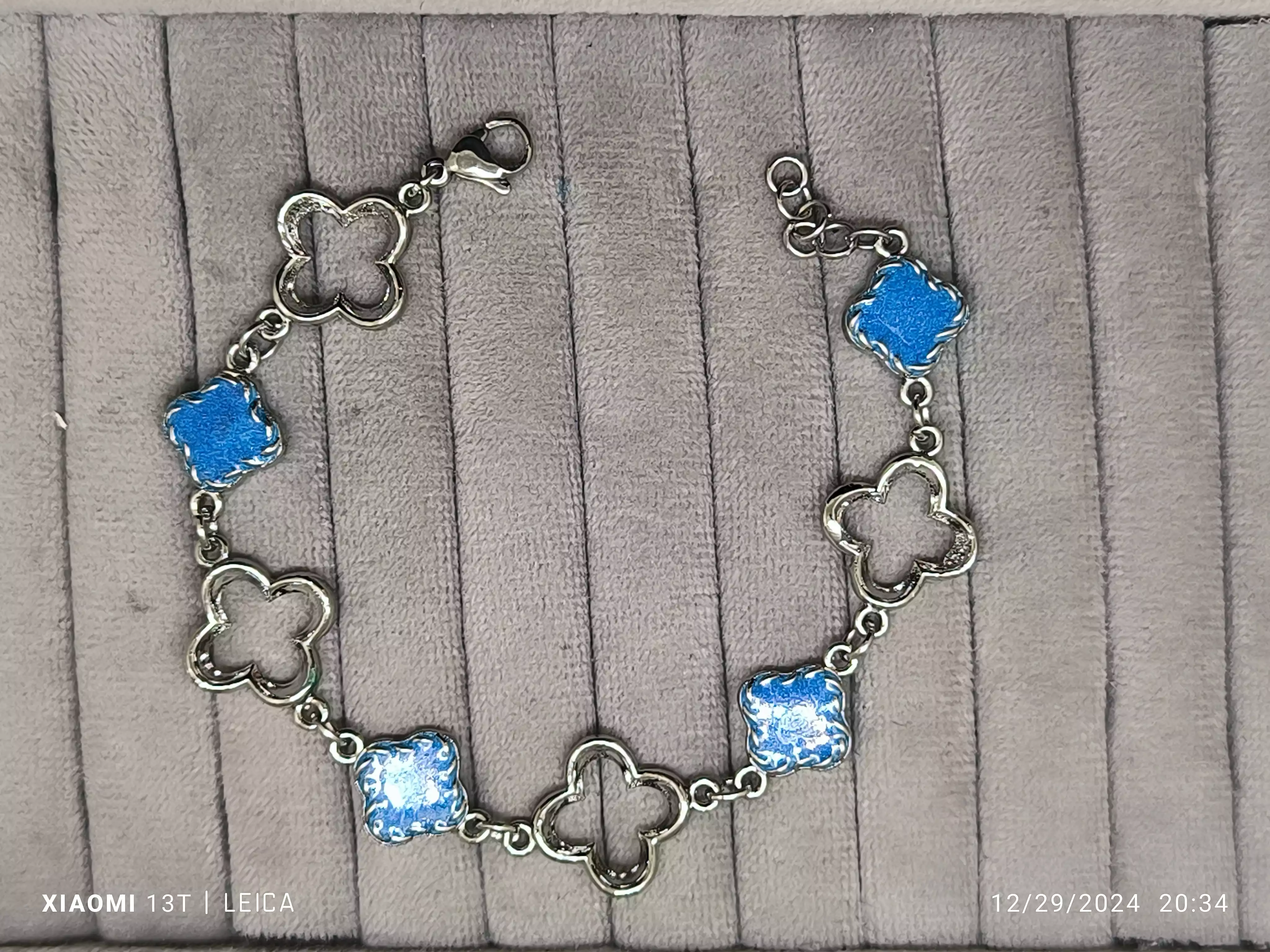 دستبند زنانه مدل استیل ونکلیف