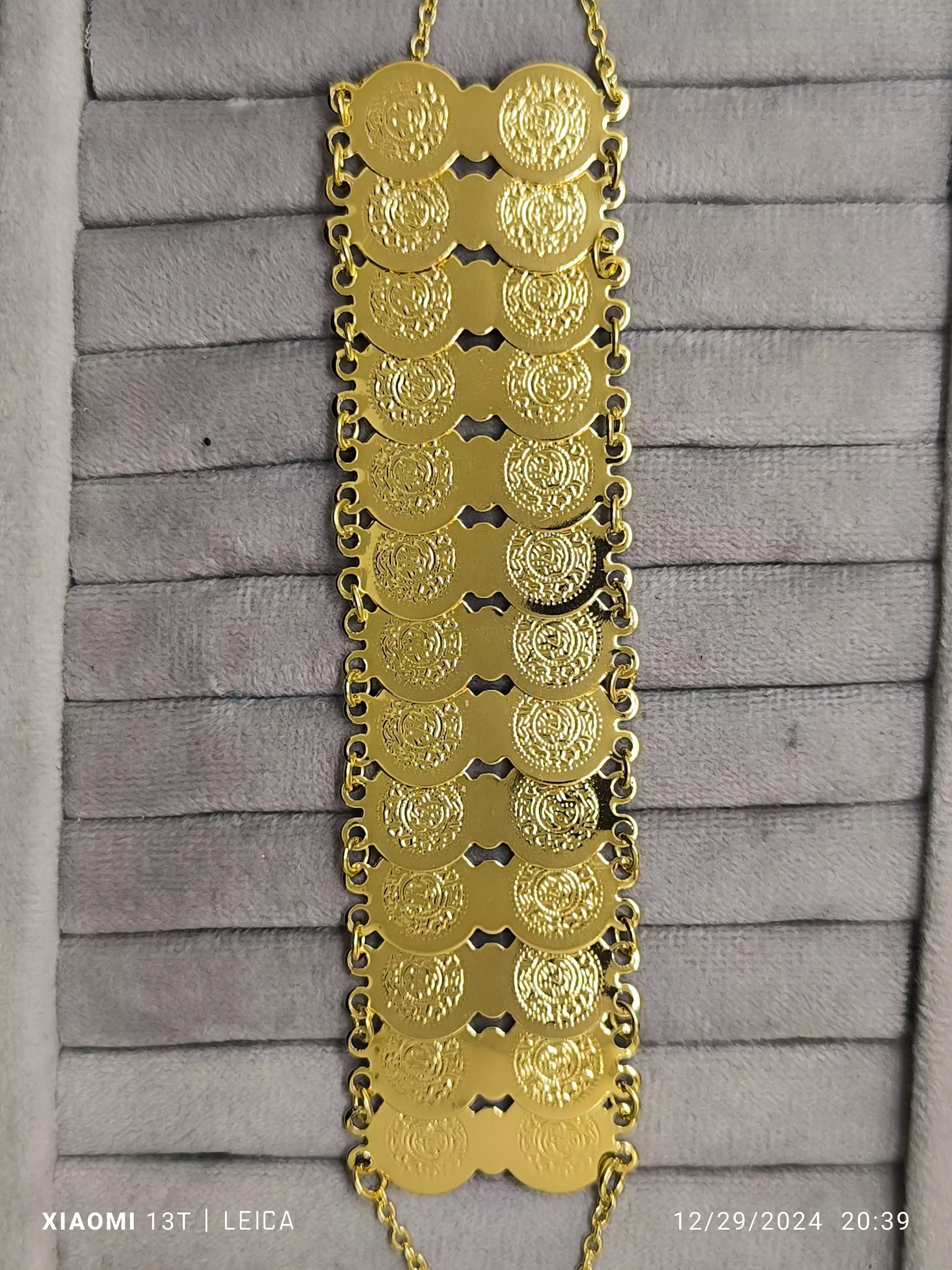 دستبند زنانه مدل استیل طرح سکه