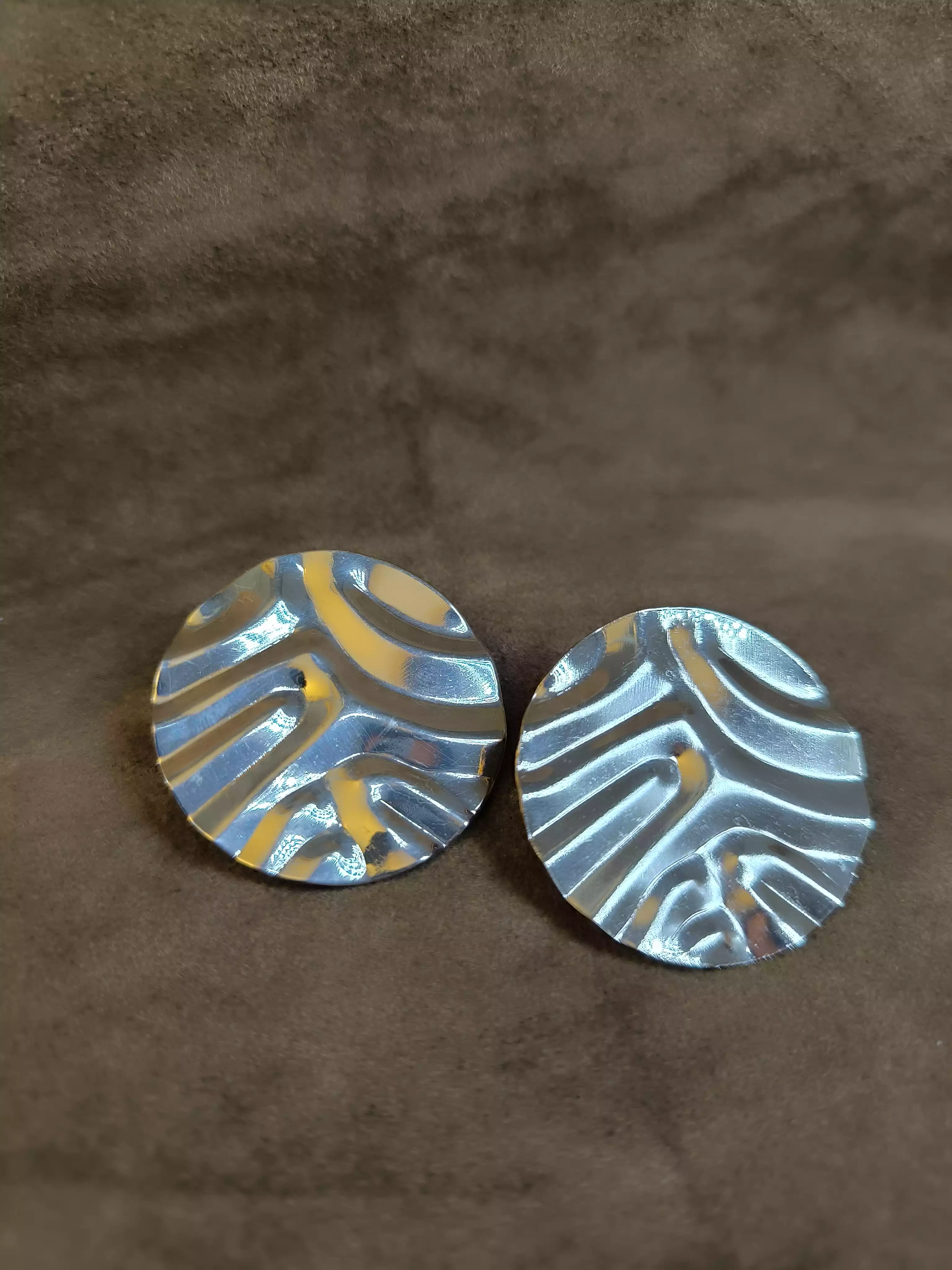 گوشواره گرد طرح سکه ای